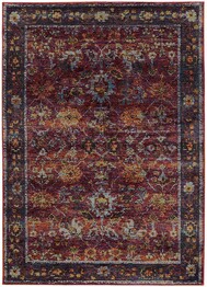 Oriental Weavers Andorra 7153A Red and Purple